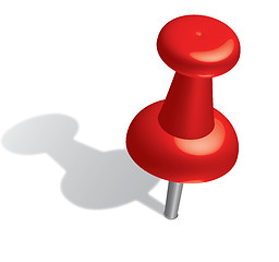 Image showing Push pin 3d  