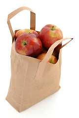 Image showing Apples in a Bag