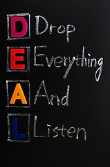 Image showing DEAL acronym