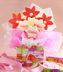 Image showing Birthday Cookie Bouquet