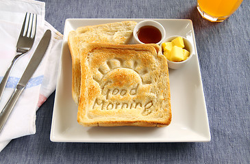 Image showing Good Morning Toast