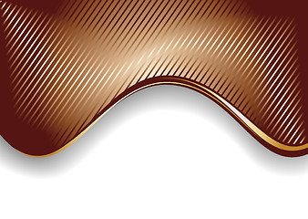 Image showing vector chocolate background from line