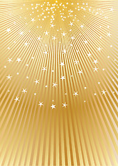 Image showing vector golden abstract background