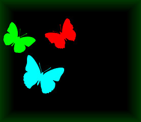 Image showing vector background with butterfly
