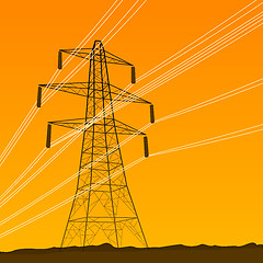 Image showing Electrical Tower