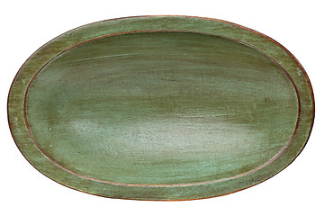 Image showing wood trencher dough bowl