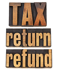 Image showing tax, return and refund
