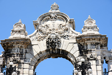 Image showing Gate of Buda Castle in Budapest, Hungary