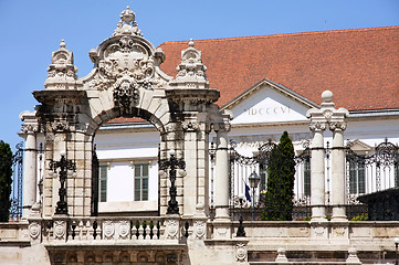 Image showing Gate of Buda Castle in Budapest, Hungary