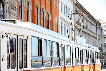 Image showing Tramway on the street of Budapest, Hungary 