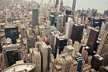 Image showing Aerial view of Chicago