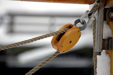 Image showing Sailboat detail