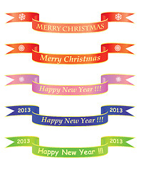 Image showing christmas banners