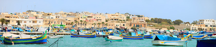 Image showing Marsaxlokk village in Malta