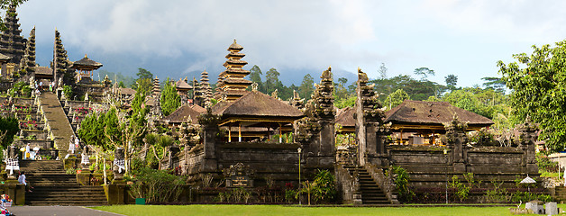 Image showing Panorama of Mother Temple of Besakih in Bali