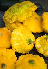 Image showing Yellow pattypan squash