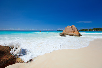 Image showing Stunning tropical beach at Seychelles