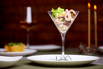 Image showing Shrimp cocktail