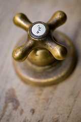 Image showing Vintage cold tap