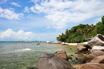 Image showing Rocky coast landscape