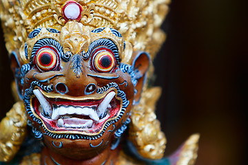 Image showing Balinese God statue