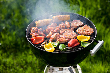 Image showing Grilling at summer weekend