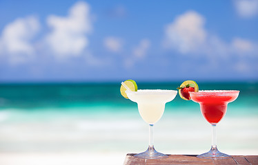 Image showing Margarita cocktails