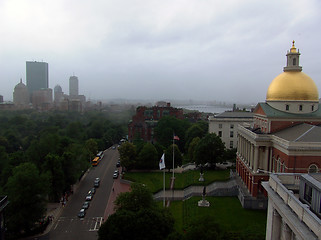 Image showing Statehouse with View of City