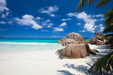 Image showing Idyllic beach in Seychelles