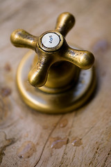 Image showing Vintage hot tap