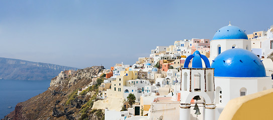 Image showing Santorini panorama