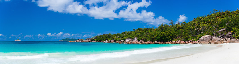 Image showing Anse Lazio beach in Seychelles