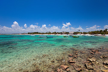 Image showing Tropical coast in Mexico