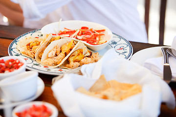 Image showing Delicious mexican tacos