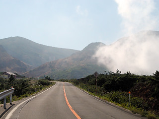 Image showing High altitude road