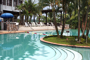 Image showing Tropical swimming pool