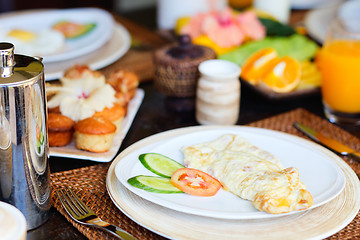 Image showing Delicious breakfast