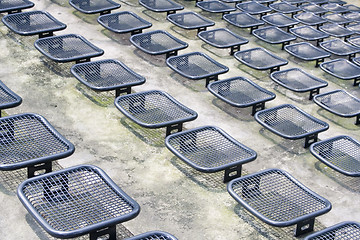 Image showing Seats in a amphitheatre