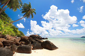 Image showing Stunning beach in Seychelles