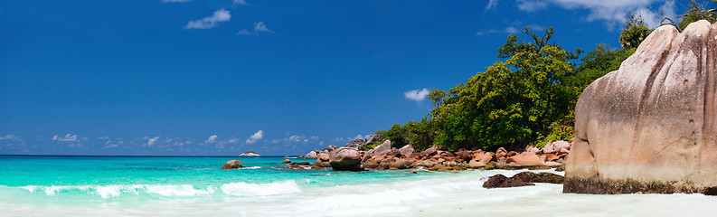 Image showing Anse Lazio beach in Seychelles