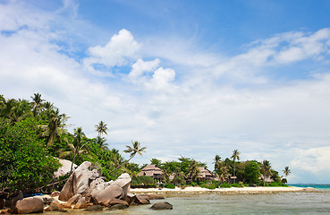 Image showing Exotic coast landscape