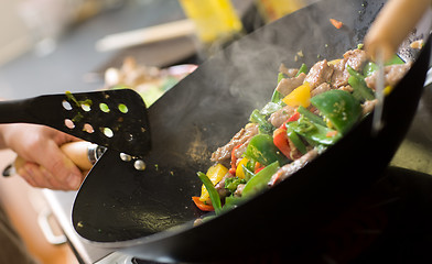 Image showing Chef cooking