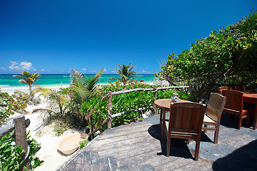 Image showing Beautiful Caribbean beach