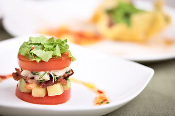 Image showing Delicious salad or appetizer