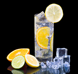 Image showing Citrus Ice Water