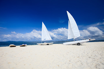 Image showing Water sports beach