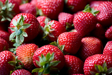 Image showing Fresh strawberries