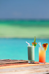Image showing Tropical cocktails