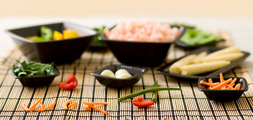 Image showing Wok ingredients