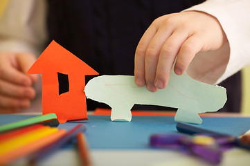 Image showing House and car